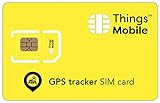 SIM Card for GPS Tracker - Things Mobile - Global Coverage, GSM/2G/3G/4G Multioperer Network Without Holding, Reduction and competitiveness. €50 incl. Credit Card +€10 F