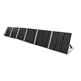 ZERTRAN Solarpanel, 300 W, faltbar, Solar-Ladegerät, Multi-Stecker, für Camping, Auto, RV, Schnellladestation, USB QC3.0 Typ C