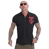 Yakuza Herren Legion Polo Shirt, Schwarz, L