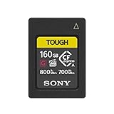 Sony CEA-G160T Compact Flash Express Speicherkarte (160GB, Typ A, 800 MB/s Lesen, 700 MB/s Schreiben), Schw
