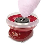 Korona 41200 Zuckerwattemaschine | Inkl. Dosierlöffel und 10 Holzstäbchen | Kirmesgefühl für Zuhause | Fluffige bunte Zuckerwatte in wenigen Minuten | Einfach zu reinigen | 500 Watt max