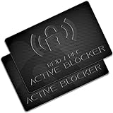 GranHin RFID Blocker Karte 2er Set Active Blocker - NFC Störsender - E-Field Technologie 2022 - Schutzkarte für Geldbörse, Kreditkarte, EC, Bankkarte, Ausweis - Schutzhüllen unnötig - 2 Stück