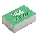 Reskid Dankeskarten mit Aufschrift 'Thank You For Your Order', 100 Stück, grün, 100 Stück