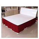 Cover Box Spring Bett Rock 150 Betten mit Frills Bettdecken for Bettbezüge Rock zum Boden Canapes von Betten von 135 Zuhause 68 (Color : CQ002-23, Size : 100X200x40cm)