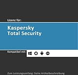 Lizenz für Kaspersky Total Security | 2024 | 3 Geräte | 2 Jahre | Vollversion | PC/Mac/Android | Lizenzcode per Post in einer frustfreien Verpackung (FFP) von softwareGO (2 Jahre, 3)