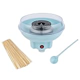 Petra PT2641BLVDEEU7 Zuckerwattemaschine für Zuhause - Elektrische Retro Zuckerwatte-Maschine fur Kindergeburtstag, Enthält 50 x Zuckerwatte Stäbchen & Messlöffel, 400W, BPA-frei, Tragbare, B