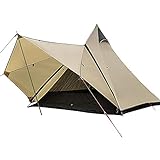 RajoNN Zelt, Camping, Pyramidenzelt, für Erwachsene, indisches Tipi-Zelt, Jurtenzelt, doppelschichtige Zelte für Outdoor-Camping, Wandern, Jagd, 3–4