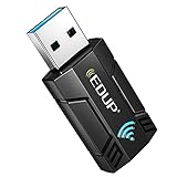EDUP USB WLAN Stick, 1300Mbit/s Dualband (867Mbit/s (5GHz), 400Mbit/s (2,4GHz), 802.11 AC, USB 3.0 WiFi Adapter, Eingebaute Antenne, unterstützt Windows XP/ 7/ 8.1/ 10, Linux, M