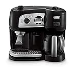 De’Longhi BCO264.1 Espressomaschine und Kaffeemaschine in einem, mit Pumpe, Schwarz, 38 x 24 x 35 
