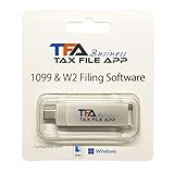 TFA Software für Steuerformulare Einreichung, Druck, E-Mail und Datei W2 und 1099 Formulare (1)