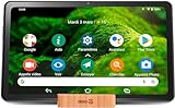 Doro Tablet, 10,4-Zoll-Display, Full HD Touchscreen, Seniorentablet mit 4 Lautsprechern, extragroße Symbole, Android 12, extra hell einstellbar, F