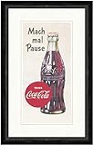 Biller Antik Mach mal Pause Coca Cola Getränk Marke Werbung Plakat Faks_Plakatwelt 428