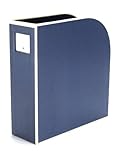 Semikolon 352732 Stehsammler A4 - Zeitschriften-Sammler, Dokumenten-Ordner, Format 10,5 x 26 x 31 cm - marine dunkel-b