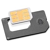 Nano SIM Adapter zu normaler SIM - Premium QUALITÄT - Made IN Germany - für iPhone 6 SIM Karten zur Verwendung als Normale SIM Karte im Charmate® Druckverschlussb