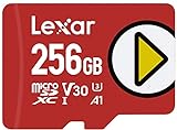 Lexar Play Micro SD Karte 256GB, microSDXC UHS-I Karte, Bis Zu 150MB/s Lesegeschwindigkeit, Speicherkarte Micro SD, TF Karte Kompatibel mit Switch, Handys und Tablets (LMSPLAY256G-BNNAG)