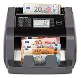 ratiotec rapidcount S 575 Banknotenzählmaschine für gemischte Banknoten mit Wertermittlung in schw