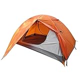 RajoNN LIUUUD 1-2-Mann-Zelt für Camping, wasserdicht, tragbar, doppellagig, faltbar, Winddicht, regenfest, Kuppelzelt, Belüftung, langlebig, Sonnenschutz für Wandern, Picknick, Angeln,