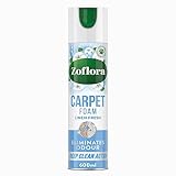 Zoflora Linen Fresh Carpet Fresh & Care Foam 600 ml, Geruchsbeseitigung, Teppich- und Teppichreiniger, Teppich- und Teppicherfrischer, Sofa-Reinig