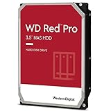 WD Red Pro interne Festplatte 22 TB (3,5 Zoll, NAS Festplatte, 7.200 U/min, SATA 6 Gbit/s, NASware-Technologie, für NAS-Systeme mit bis zu 24 Bays im Dauerbetrieb, 512 MB Cache) R