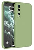 HAFFAN TPU Silikon Hülle kompatibel mit Oppo Find X2 Pro (6.7'), Handyhülle Schutzhülle - Matcha Grü