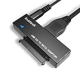 Inateck USB 3.0 zu SATA Konverter Adapter für 2.5/3.5 Zoll Laufwerke HDD SSD mit 12V 2A N