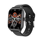 AERXHF Fitness-Tracker-Smartwatches für Herren und Damen, Uhr für iOS und Android (Anrufe annehmen/tätigen), 5,1 cm, IP68 wasserdicht, Herzfrequenz, Blutsauerstoff, Schlafüberwachung, F