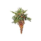 Oster-Karottenkranz, Bio-Karottenkranz, Dekoration, 34 x 65 cm, künstliche Karotte, Osterkränze, dekorative Fensterdekoration, Karottenkranz (#1)