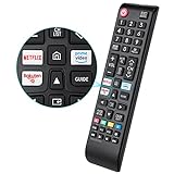 Smart Remote BN59-01315B für Samsung 4K UHD HDR Crystal QLED TV, für Samsung UE Serie Quantum TVs mit Netflix/Rakuten/Prime V