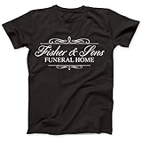 Fisher and Sons Inspired by Six Feet Under T-T-Shirts Hemden 100% Cotton Black(XXX-Large)