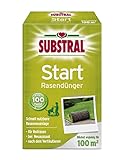 Substral Start-Rasen Dünger für die Rasenneuanlage durch Aussaat & Rollrasen, mit 100 Tage Langzeitwirkung, 100m², 2 kg