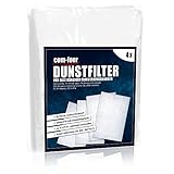 com-four® 4x Filter für Dunstabzugshaube zuschneidbar - Abzugshaube Filter universell einsetzbar - Dunstabzug Filter - Filtermatte - Dunstfilter (04 Stück)