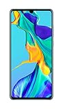 Huawei P30 128GB Handy, Hellblau/Lavendel, Android 9.0 (Pie), Dual SIM (Generalüberholt)