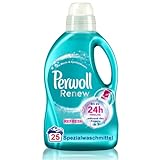 Perwoll Renew Refresh Flüssigwaschmittel (25 Wäschen), Hygiene Waschmittel für Weiß- und Buntwäsche, mit geruchsneutralisierender Formel für intensive F