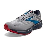 Brooks Ghost 14 Grey/Blue/Red 10.5 D (M)