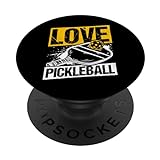 Liebe Pickleball Spieler Pickle Geschenk Sport Sport PopSockets mit austauschbarem PopGrip