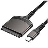 ISTOVO Type-C auf SATA 3.0 Kabel SATA auf USB C Adapter SATA Kabel 2,5 Externe SSD HDD Festplatte 22 Pin Sata III für PC