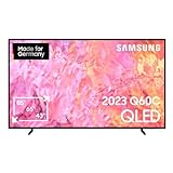 Samsung QLED 4K Q60C 65 Zoll Fernseher (GQ65Q60CAUXZG, Deutsches Modell), Quantum-Dot-Technologie, Quantum HDR, AirSlim Design, Smart TV [2023]