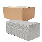 5.000 Papierhandtücher, ARNOMED Handtücher aus Papier in ZZ-Falz, 1-lagiges Hand-Tuch-Papier in Natur, 25x23cm Tücher Recycelt, 20x250 Stk Papierhandtücher für Spender, Papiertücher, Falthandtü