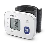 OMRON RS1 Automatisches Handgelenk-Blutdruckmessgerät, klinisch validiert, Blutdruckmessgerät mit vorgeformter Manschette 13,5-21,5 cm, genaue Messung, Manschettensitzk