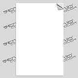 Senjo Color Airbrush Schablonenfolie selbstklebend Weiss 60µ 10 Bogen A4 Polyesterfolie bedruckbar zum Schablonen selb