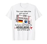 Heidelberg Girl - Heidelberger Bordkarte - Heidelberg T-S