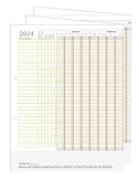 Personalplaner - Holyplan 2024 - Kalender für 32 Mitarbeiter/Personen/Objek