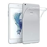 EAZY CASE Hülle kompatibel mit iPhone 6 Plus / 6S Plus Schutzhülle Silikon, Ultra dünn Slimcover, Handyhülle, Silikonhülle, Backcover, Transparent/Durchsichtig, Transp