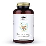 KRÄUTERHANDEL SANKT ANTON - Selen Kapseln - 100 µg reinen Selens - Hochdosiert - Vitamin E - Deutsche Premium Qualität (180 Kapseln)