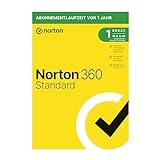 Norton 360 Standard 2022 | 1 Gerät | Antivirus | Unlimited Secure VPN & Passwort-Manager | 1 Jahr | PC/Mac/Android/iOS | Aktivierungscode in Originalverpackung