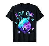 Nur ein Mädchen, das Wölfe liebt - Wolfsliebhaber Galaxie T-S