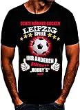 Leipzig Echte Männer das Original Stadt Fußball Shirt Neue Kollektion (L)