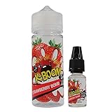 K-Boom Aromakonzentrat Special Edition - Strawberry Bomb, zum Mischen mit Basisliquid für e-Liquid, 0.0 mg Nikotin, 10