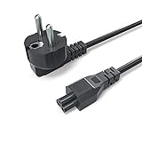 CYD netzkabel 3 polig, Power-Cable 1.2m EU Stromkabel für Notebook-Netzteil Hp Compaq Asus Dell Lenovo Acer Sony Toshiba Ladekabel Laptop Stecker Kab