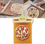 ERISAMO Pizza Peel - Pala Pizza Scorrevole, The Pizza Peel That Transfers Pizza Perfectly, Non-Stick Pizza Paddle with Handle,Pizza Spatula Paddle for Indoor & Outdoor O